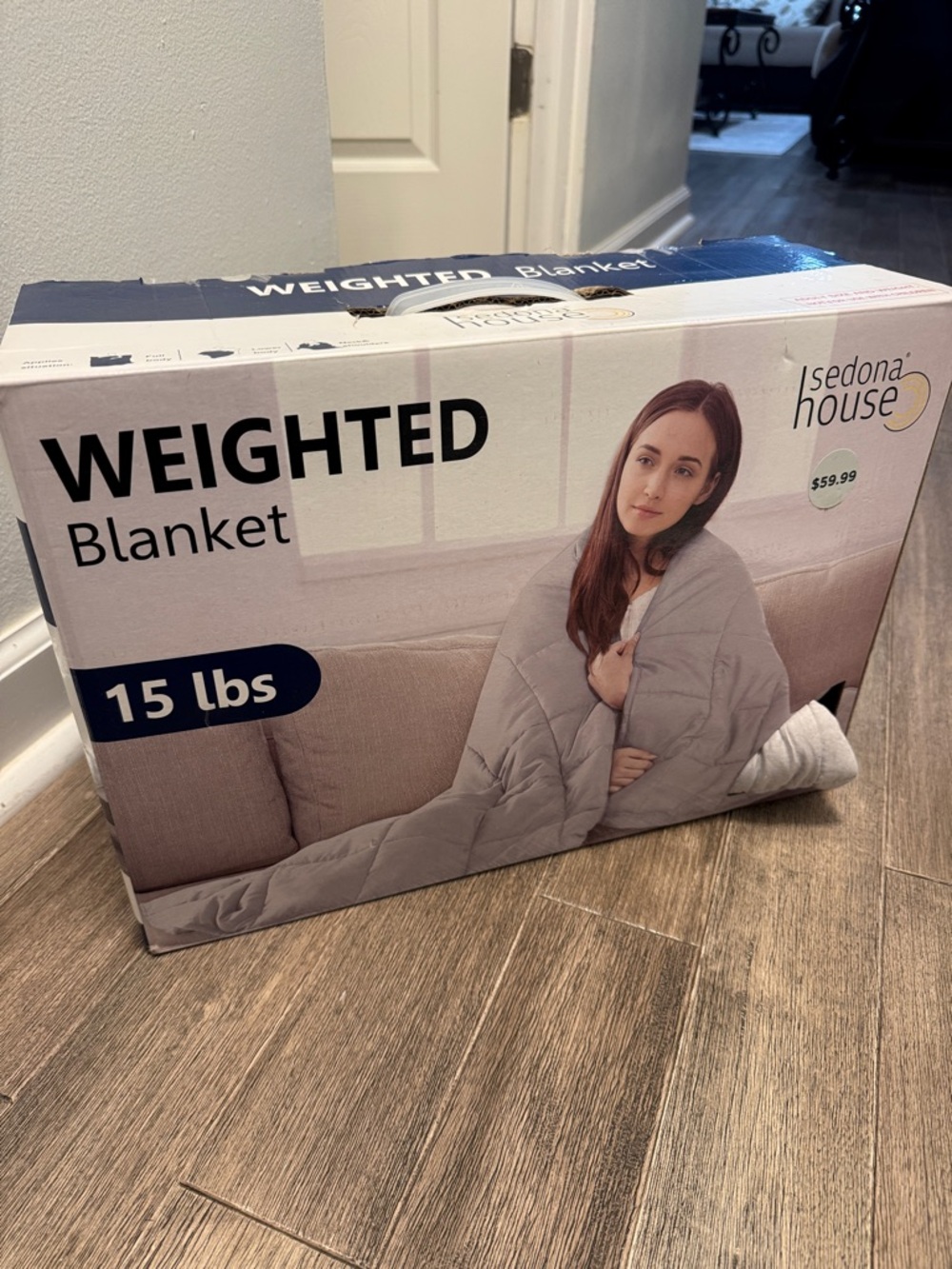 15 lb Gray Weighted Blanket